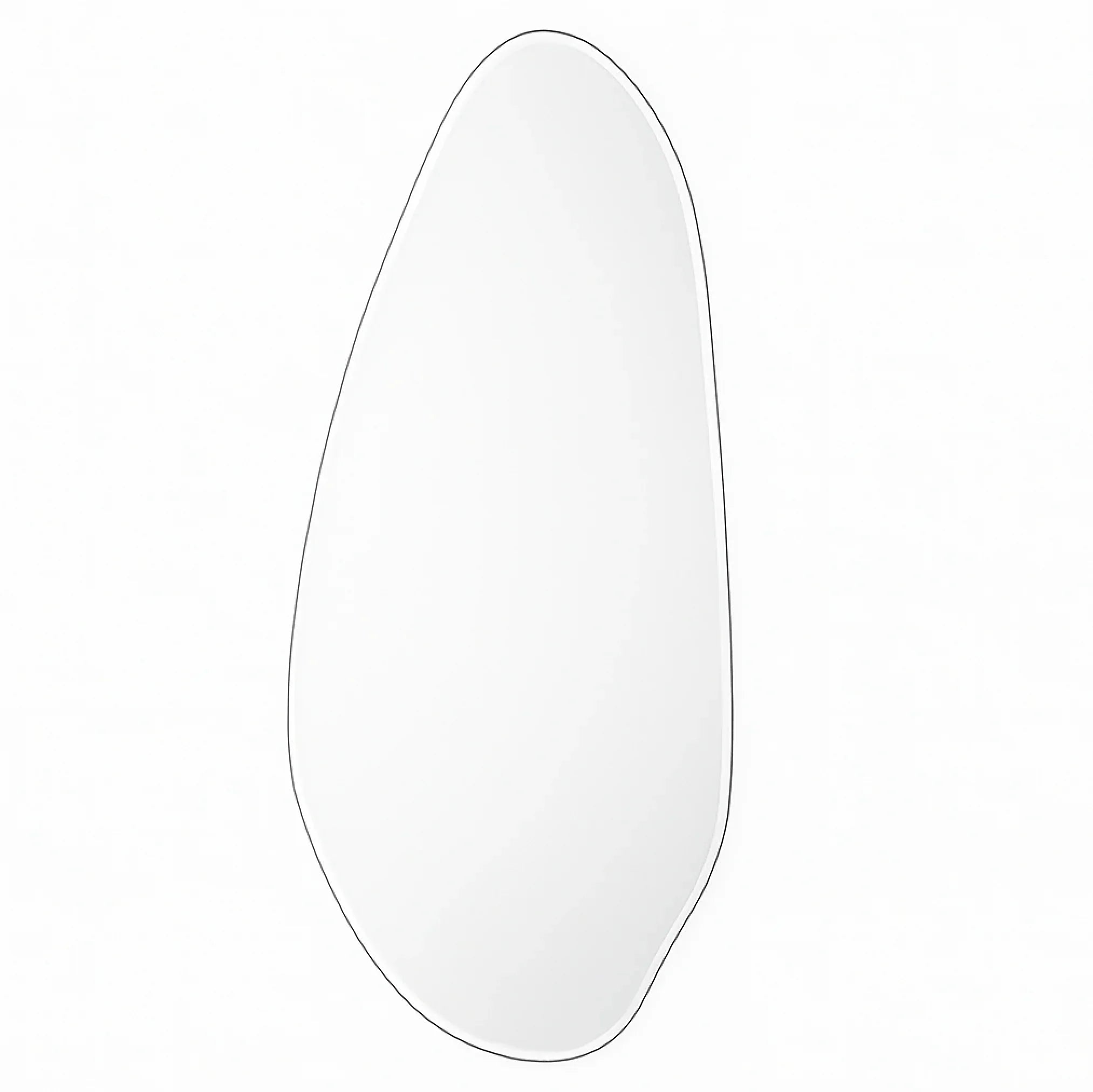 Interior Ave - Jewel Irregular LED Wall Mirror - Backlit Statement Mirror V355-IA-SM-JEW-FRA