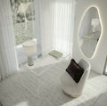 Interior Ave - Opal Irregular LED Wall Mirror - Backlit Statement Mirror V355-IA-SM-OPA-FRA