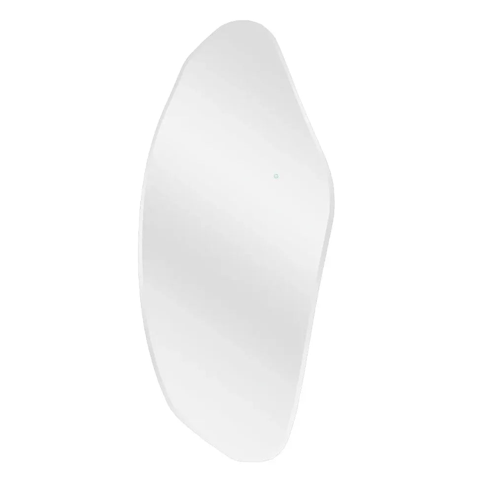 Interior Ave - Opal Irregular LED Wall Mirror - Backlit Statement Mirror V355-IA-SM-OPA-FRA