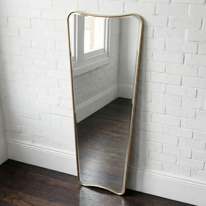 Interior Ave - Pierre Full Length Gold Frame Wall Mirror - Classic Statement V355-IA-SM-PIE-GOL