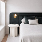 Interior Ave - Santorini Stone Side Table - Ivory V355-IA-ST-SAN-IVO