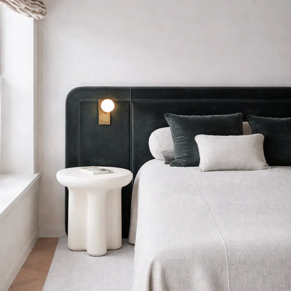 Interior Ave - Santorini Stone Side Table - Ivory V355-IA-ST-SAN-IVO