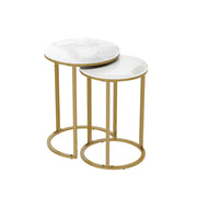 Interior Ave - Diva Gold Nested Side Table Set V355-IA-ST9-MG