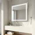 Interior Ave - 80 x 80cm Square Frameless LED Bathroom Mirror V355-IA-SWM-80