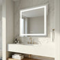 Interior Ave - 80 x 80cm Square Frameless LED Bathroom Mirror V355-IA-SWM-80