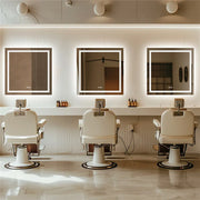 Interior Ave - 80 x 80cm Square Frameless LED Bathroom Mirror V355-IA-SWM-80