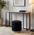 Interior Ave - Stone Marble Console - Marble & Black V355-JJ-XZ181