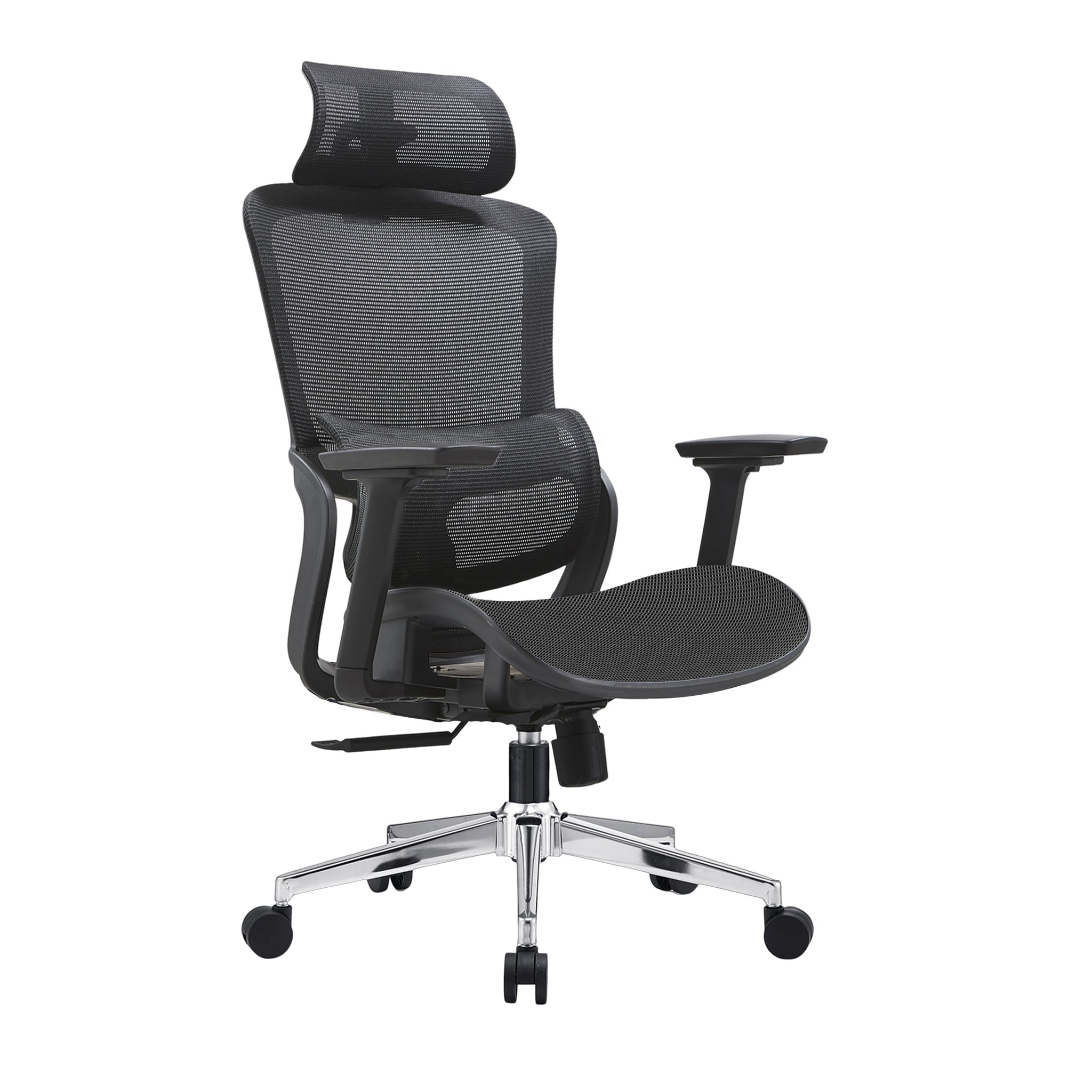 Elena High Back Full Mesh Ergonomic Office Chair In Black V369-A8616-QW-BLACK