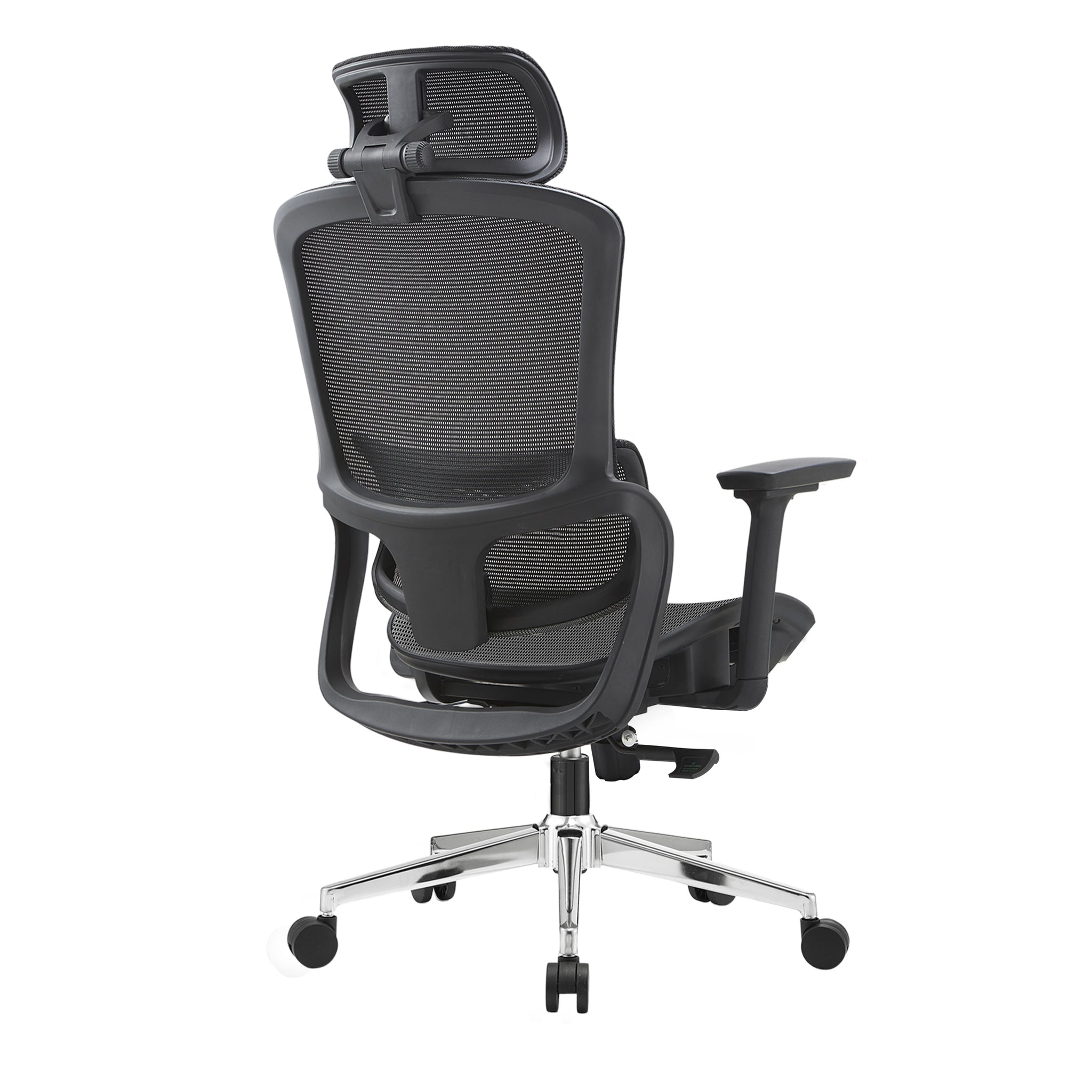 Elena High Back Full Mesh Ergonomic Office Chair In Black V369-A8616-QW-BLACK