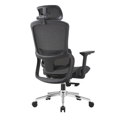 Elena High Back Full Mesh Ergonomic Office Chair In Black V369-A8616-QW-BLACK