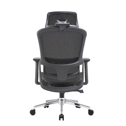 Elena High Back Full Mesh Ergonomic Office Chair In Black V369-A8616-QW-BLACK