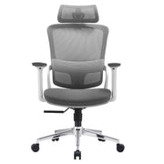 Elena High Back Fabric Seat Ergonomic Office Chair In Grey V369-A8616-R-GREY