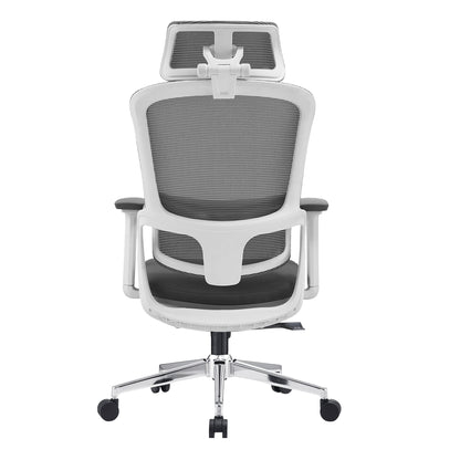 Elena High Back Fabric Seat Ergonomic Office Chair In Grey V369-A8616-R-GREY