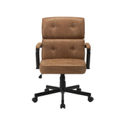 Beverly Home Office Chair In Brown Fabric V369-CS-2213-BROWN