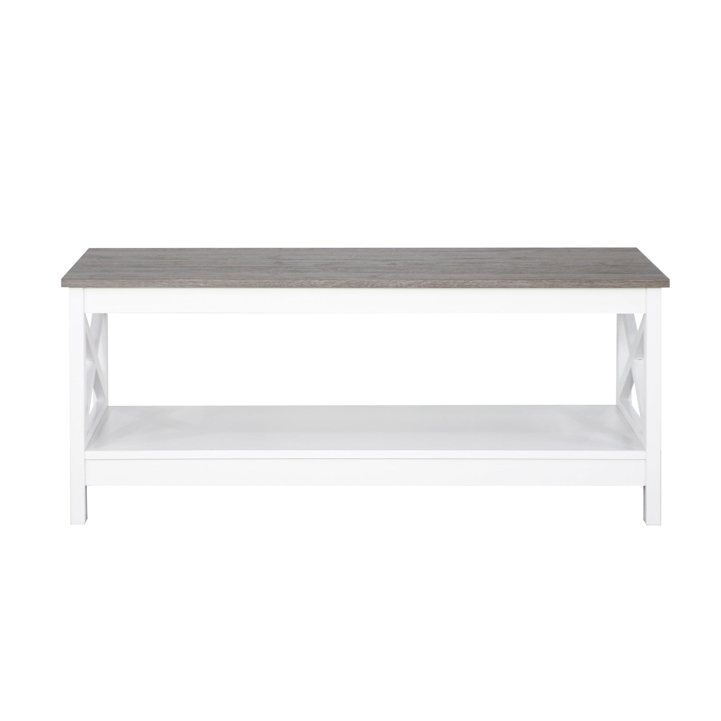 Coastal Coffee Table in White and Grey V369-LT8025