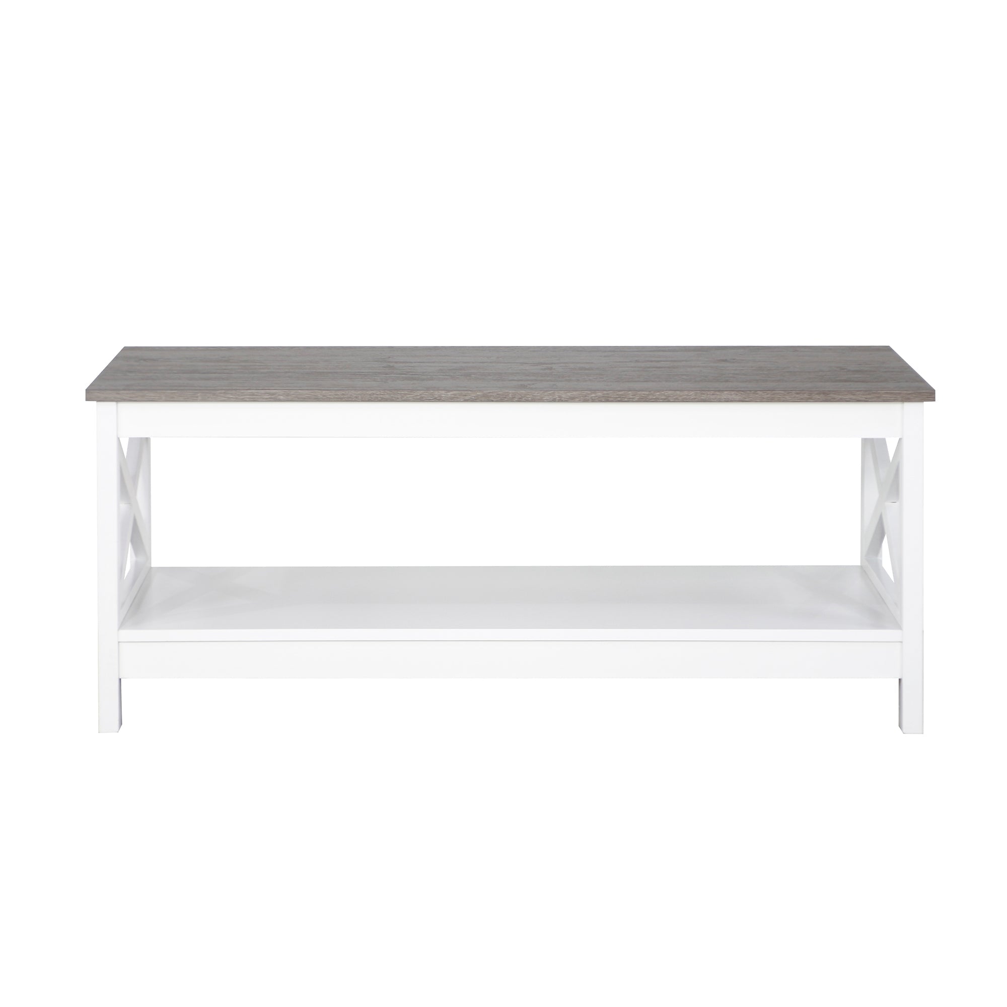 Coastal Coffee Table in White and Grey V369-LT8025