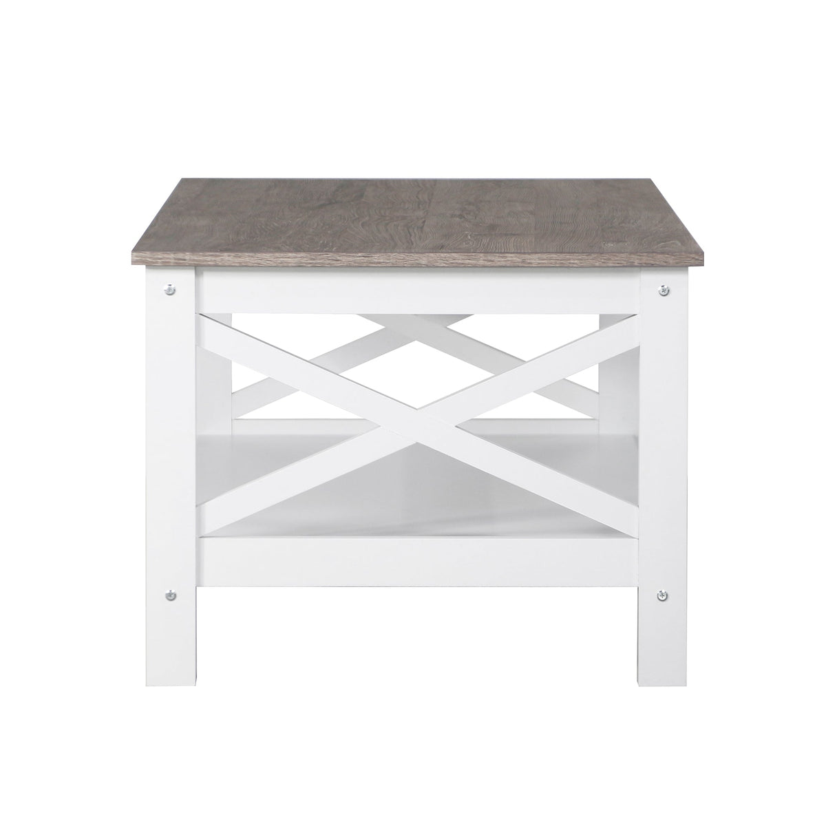 Coastal Coffee Table in White and Grey V369-LT8025