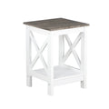 Coastal Side Table in White and Grey V369-LT8125