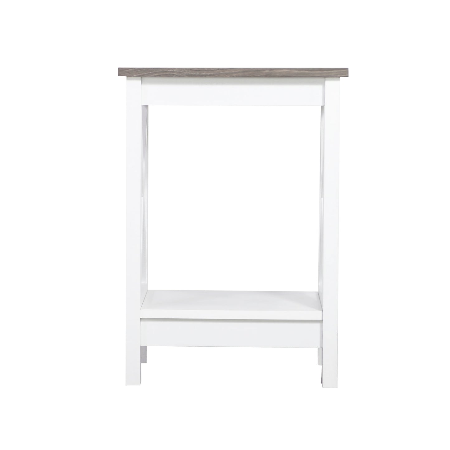 Coastal Side Table in White and Grey V369-LT8125