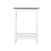 Coastal Side Table in White and Grey V369-LT8125