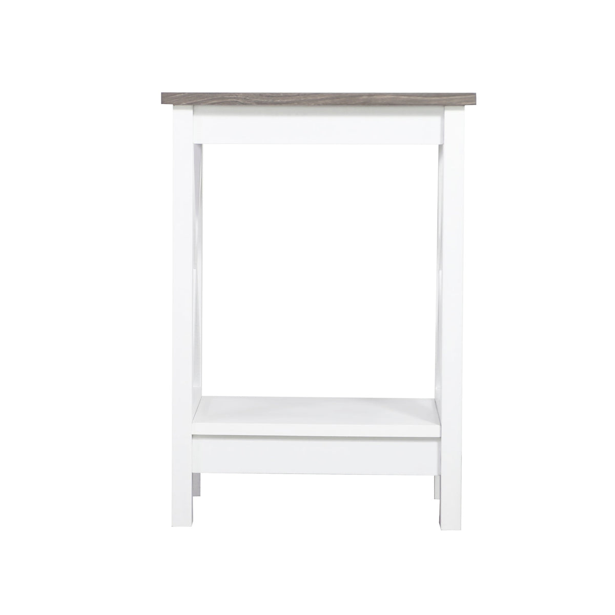 Coastal Side Table in White and Grey V369-LT8125