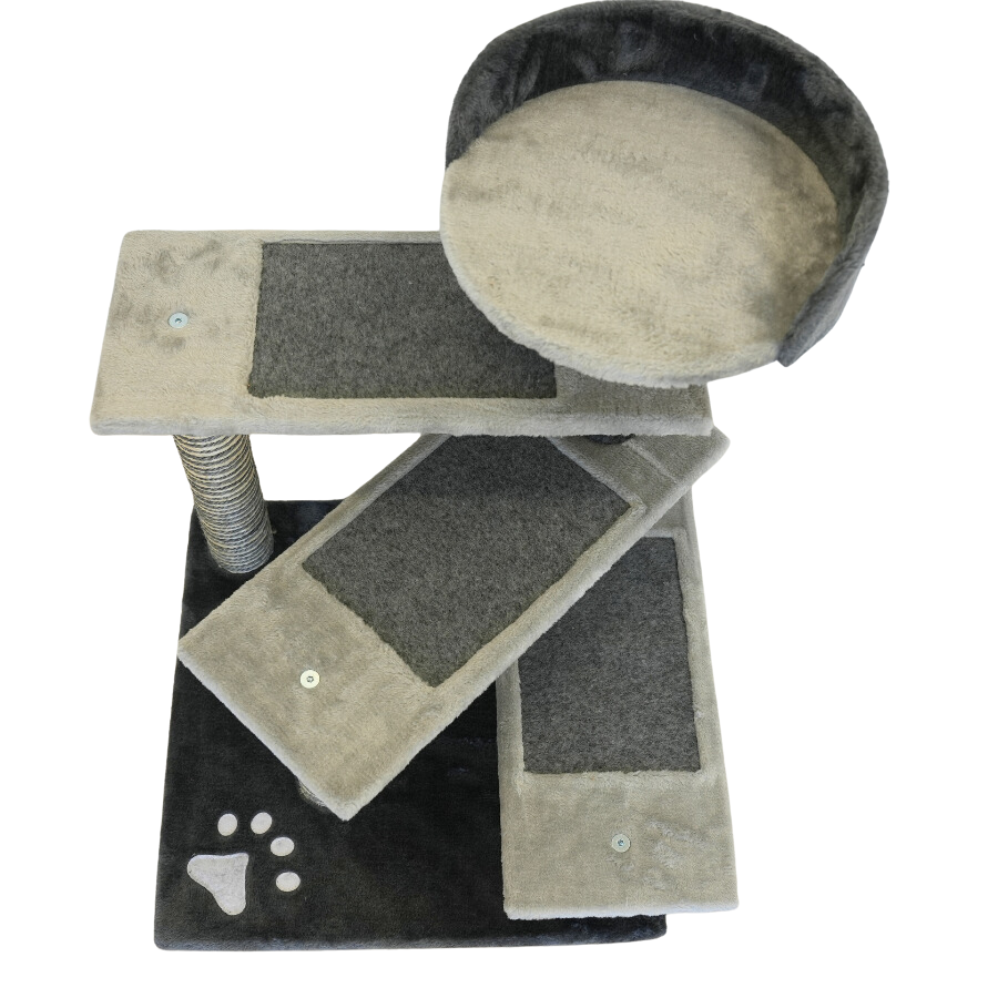Petwiz Multi Level PawPal Scratching Post Cat Tree V378-PW-MA05