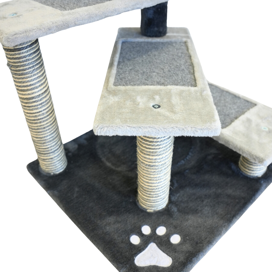 Petwiz Multi Level PawPal Scratching Post Cat Tree V378-PW-MA05