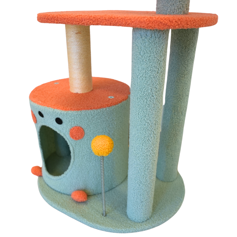 Petwiz 85cm Vivid Cat Tree Scratching Post Pole V378-PW-MF07