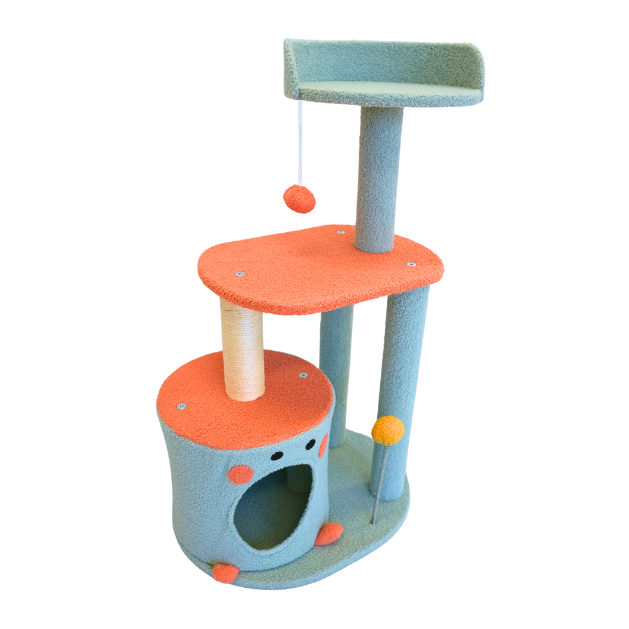 Petwiz 85cm Vivid Cat Tree Scratching Post Pole V378-PW-MF07