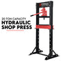20 Ton Hydraulic Shop Press Workshop Jack Stand Bending Tool V379-20TSHOPPRS