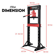 20 Ton Hydraulic Shop Press Workshop Jack Stand Bending Tool V379-20TSHOPPRS