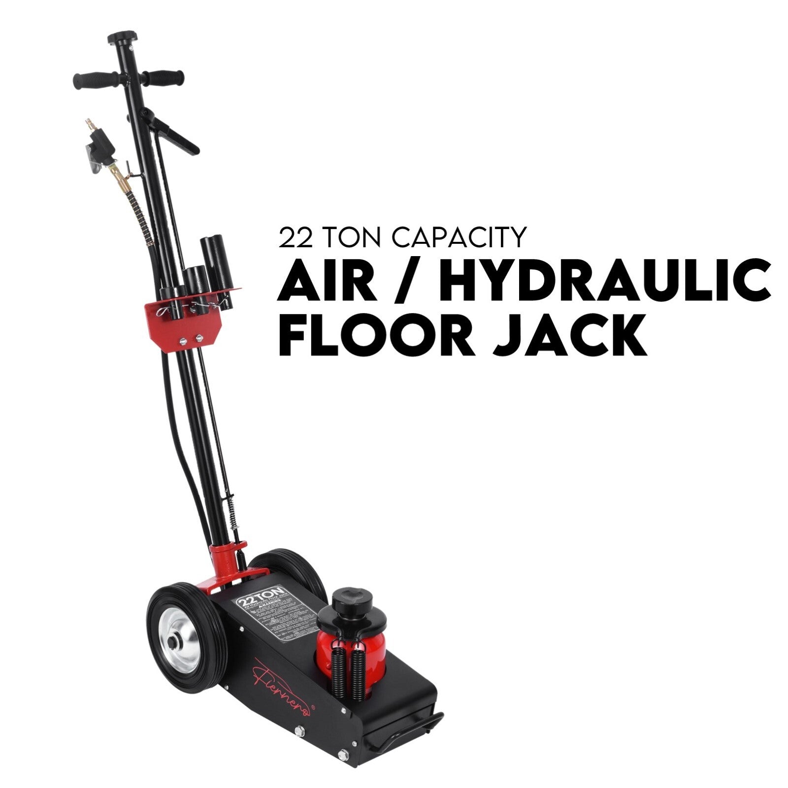 Low Profile 22 Ton Air Hydraulic Trolley Truck Jack Floor Garage Service V379-22TFLRJACK