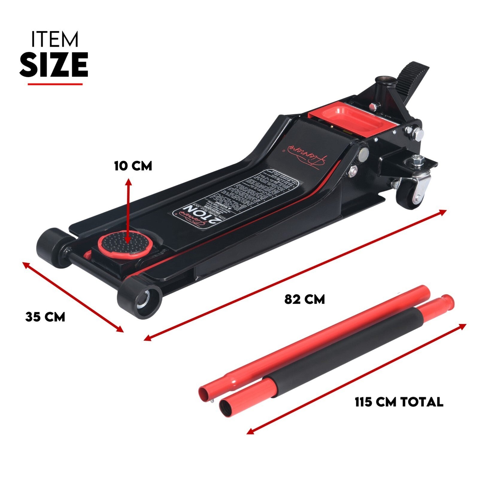 2 Ton Low Profile Trolley Jack Hydraulic Floor Car Lifter Dual Pump 70-620MM V379-2TLWPROJAC