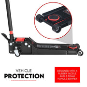 2 Ton Low Profile Trolley Jack Hydraulic Floor Car Lifter Dual Pump 70-620MM V379-2TLWPROJAC