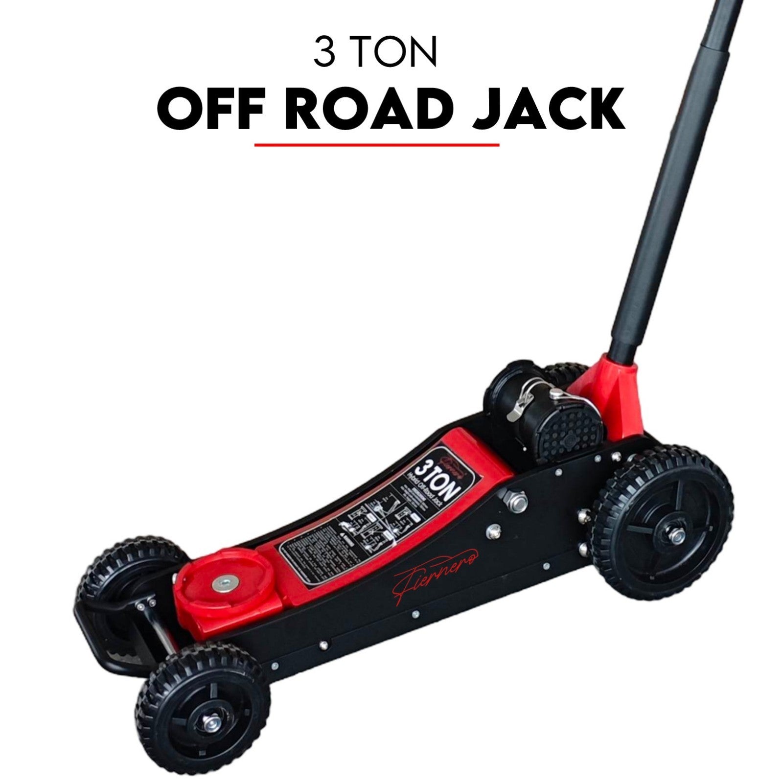 3 Ton Off Road Hydraulic Jack Floor Vehicle Quick Lift for Trucks SUVs V379-3TOFFRDJAC
