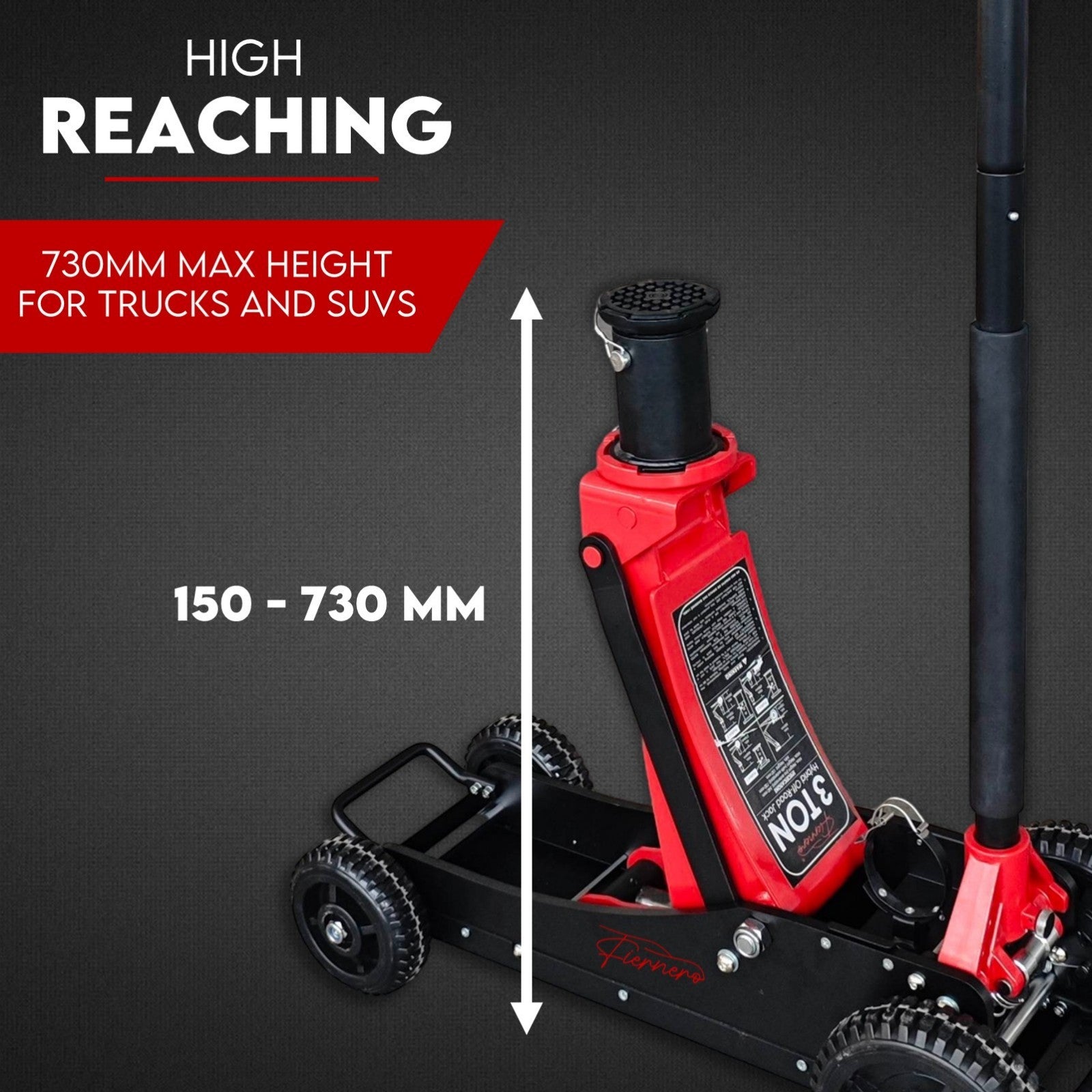 3 Ton Off Road Hydraulic Jack Floor Vehicle Quick Lift for Trucks SUVs V379-3TOFFRDJAC