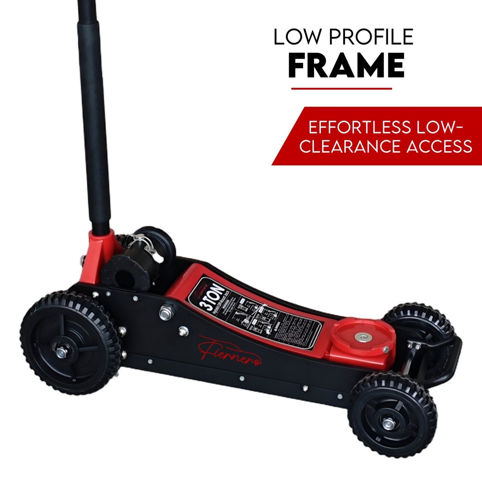 3 Ton Off Road Hydraulic Jack Floor Vehicle Quick Lift for Trucks SUVs V379-3TOFFRDJAC