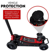 3 Ton Off Road Hydraulic Jack Floor Vehicle Quick Lift for Trucks SUVs V379-3TOFFRDJAC