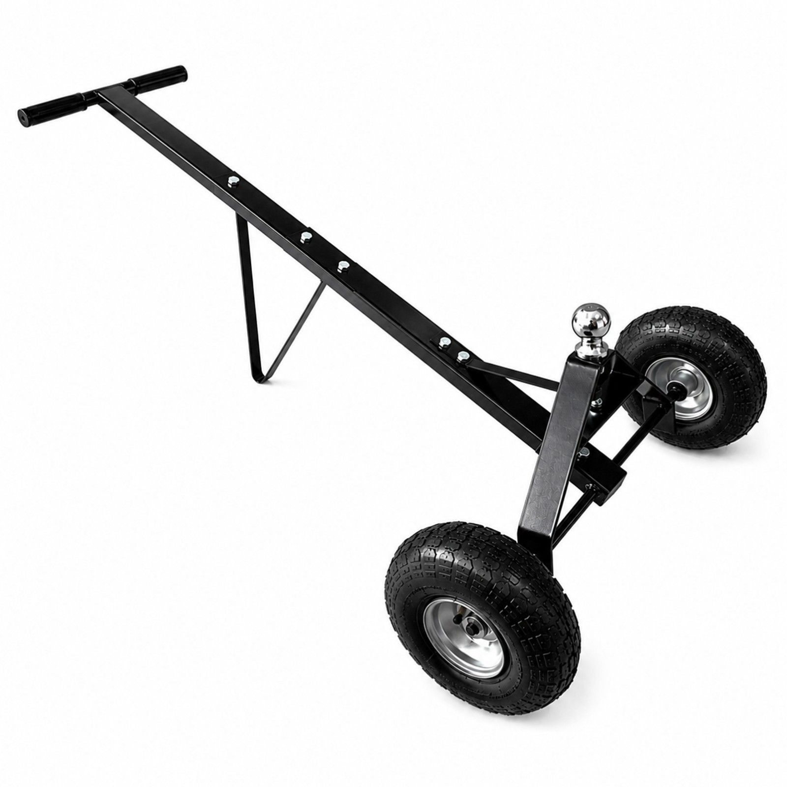 600lbs Trailer Dolly with 48mm Ball Solid Tires Portable Tow Dolly Wheel Tow