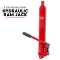 8 Ton Hydraulic Ram Jack Lift Shop Crane Engine Hoist Lifting Double Dual Pump V379-8TRAMJACK0