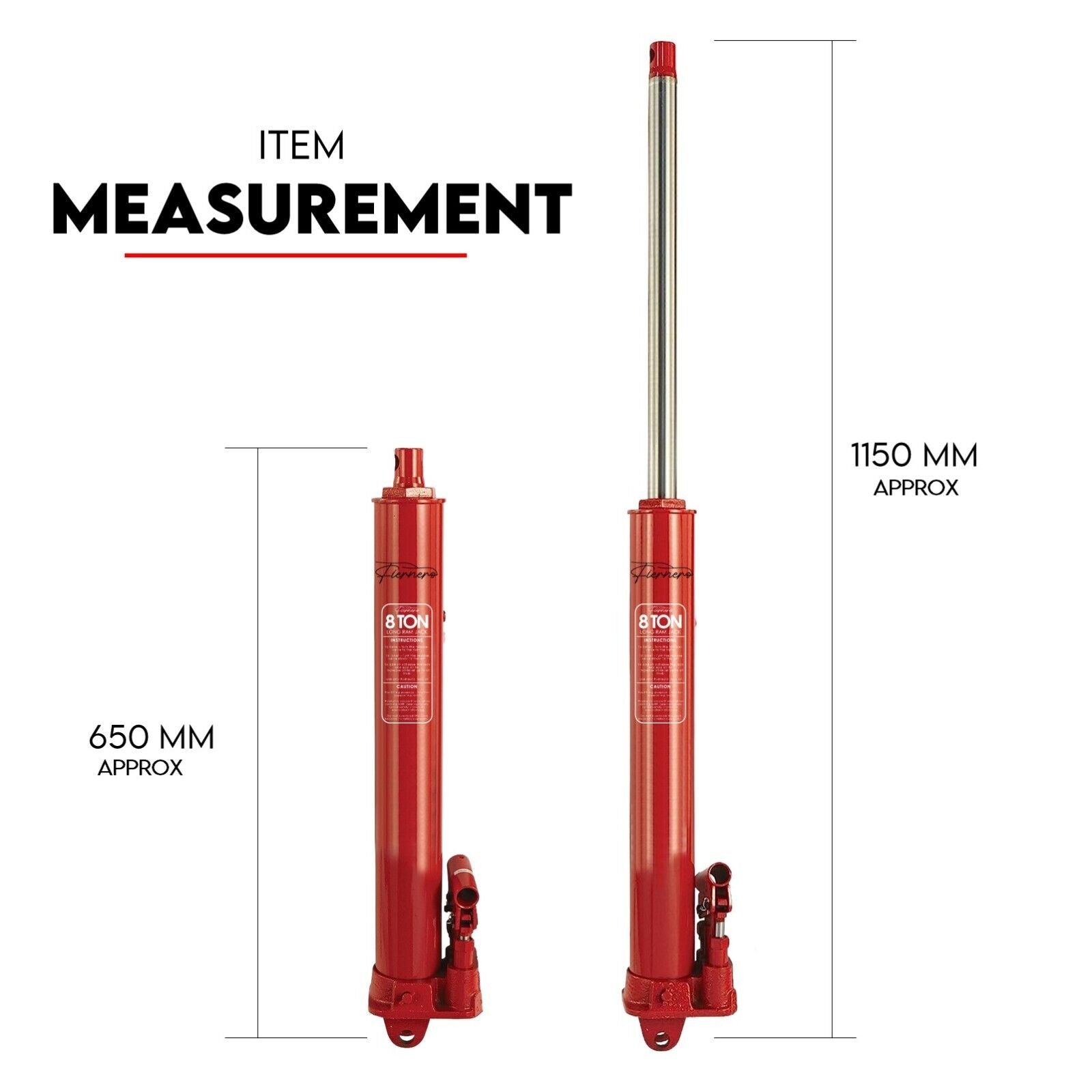 Hydraulic Long Ram 8 Ton V379-8TRAMJACK00001