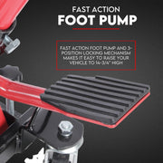 Low Profile Motorcycle ATV 680kg Motorbike Hydraulic Jack Stand Tie Down V379-ATVBIKELIF