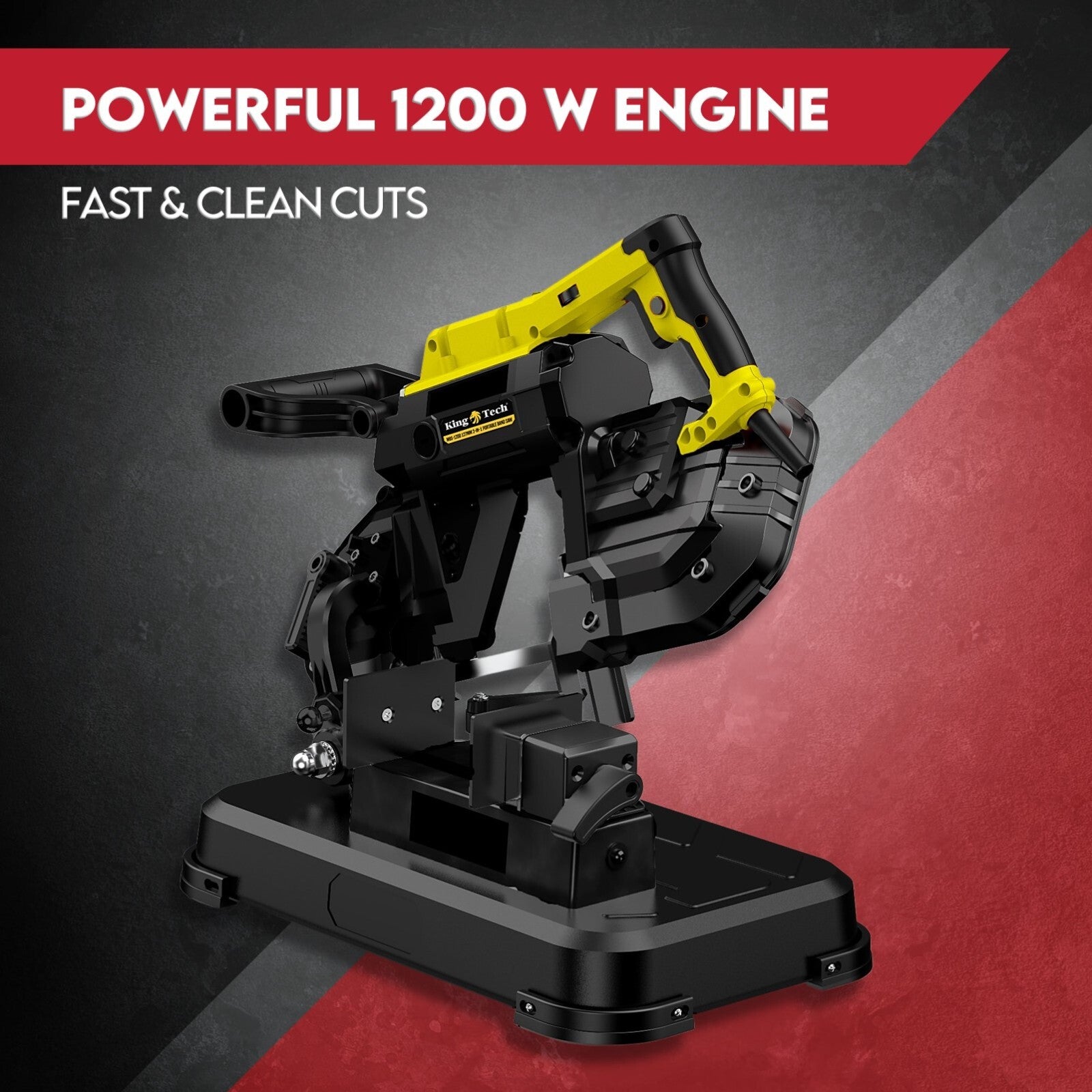Portable Band Saw 127mm Cold Cut Metal Cut Chop Bandsaw Steel Hand Drop V379-BANDSAW114