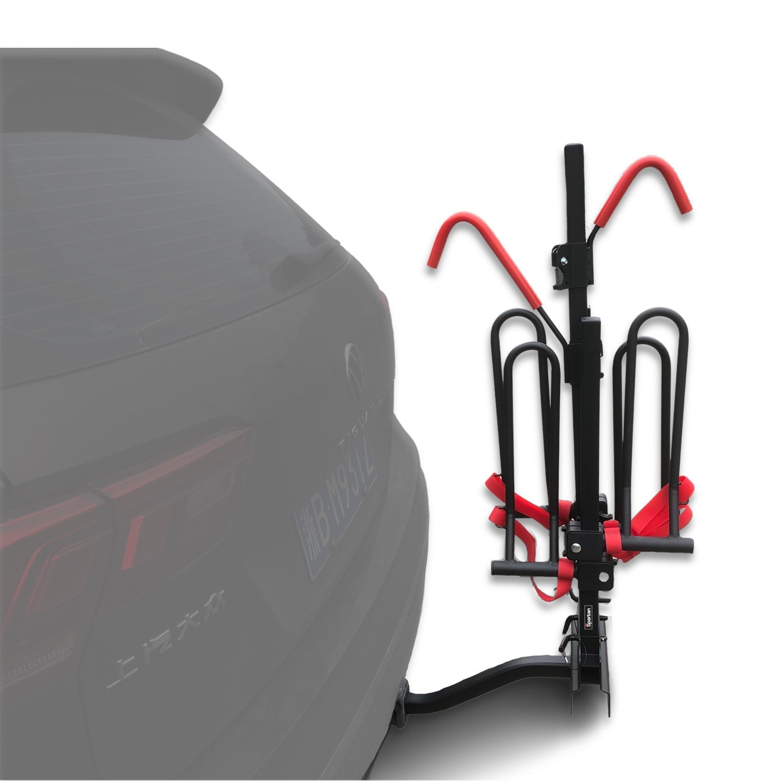 2 E Bike Rack Bicycle Carrier Hitch Rear Platform for Car SUV Foldable 2 Inch V379-BKECARBC20