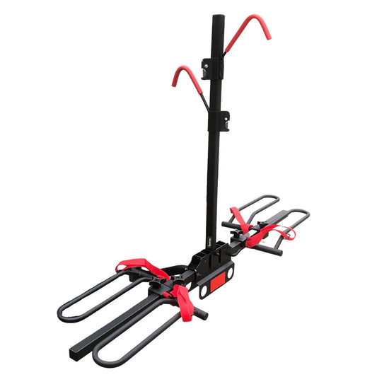 2 Bicycle Bike Rack Rear Car Carrier 2" Hitch Mount Platform Foldable V379-BKECARBC200701