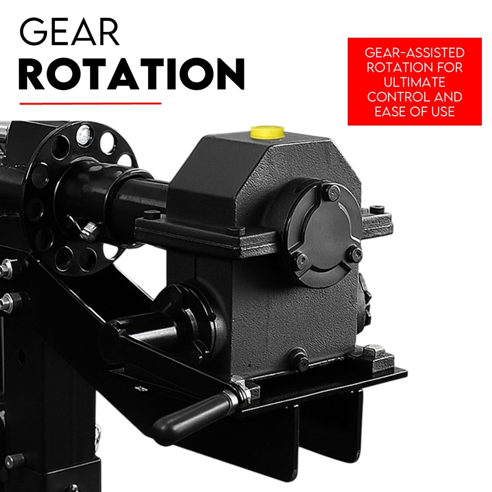 Car Rotisserie 4500LBS Gear Box Driver Rotation Auto Body Repair Restoration V379-CARGEAR001