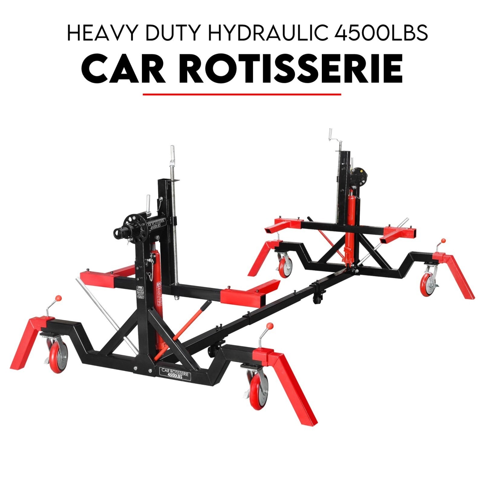 Car Rotisserie Heavy Duty 4500LBS Auto Boat Frame Body Repair Restoration V379-CAROTISR45