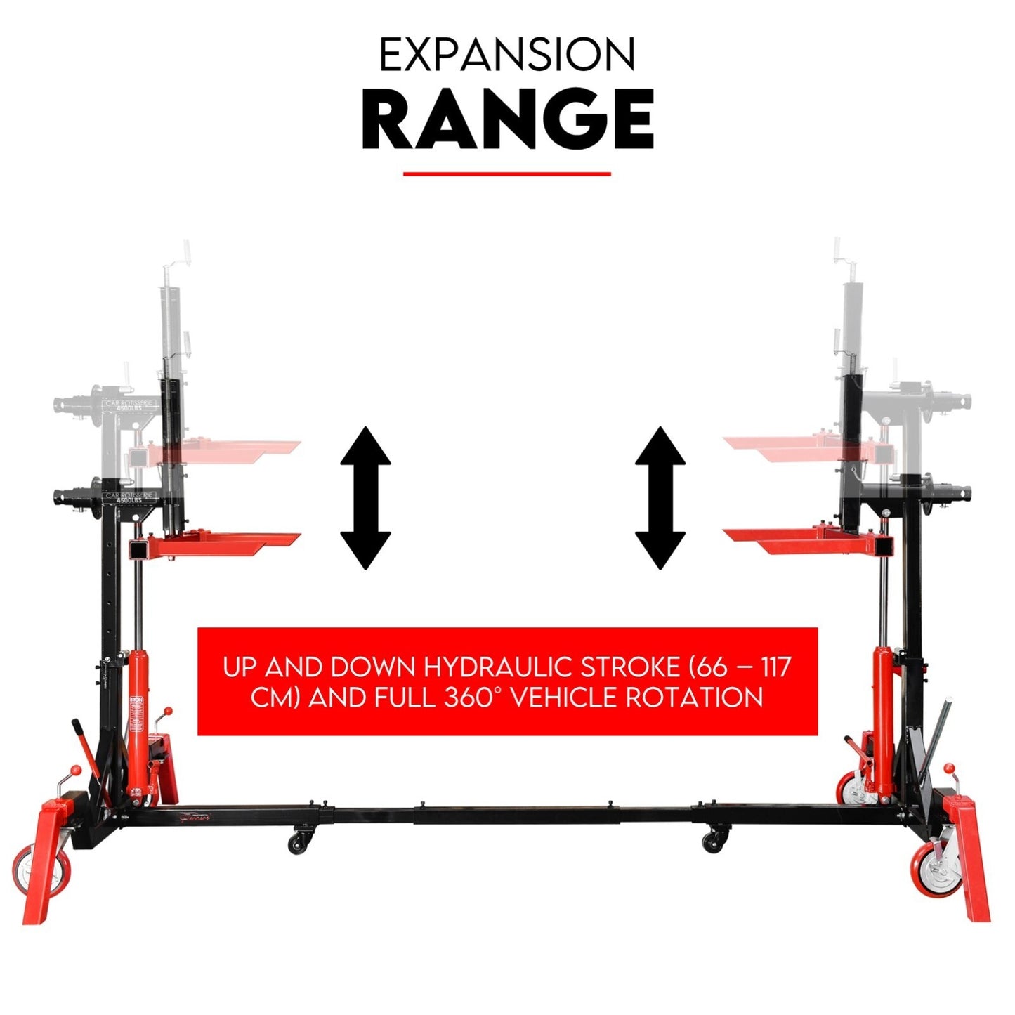 Car Rotisserie Heavy Duty 4500LBS Auto Boat Frame Body Repair Restoration V379-CAROTISR45