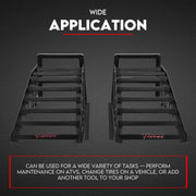 Heavy Duty Car Ramp Set 2000kg Low Profile Car Service Ramps 2x V379-CARRAMPPAI