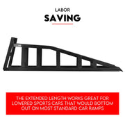 Heavy Duty Car Ramp Set 2000kg Low Profile Car Service Ramps 2x V379-CARRAMPPAI